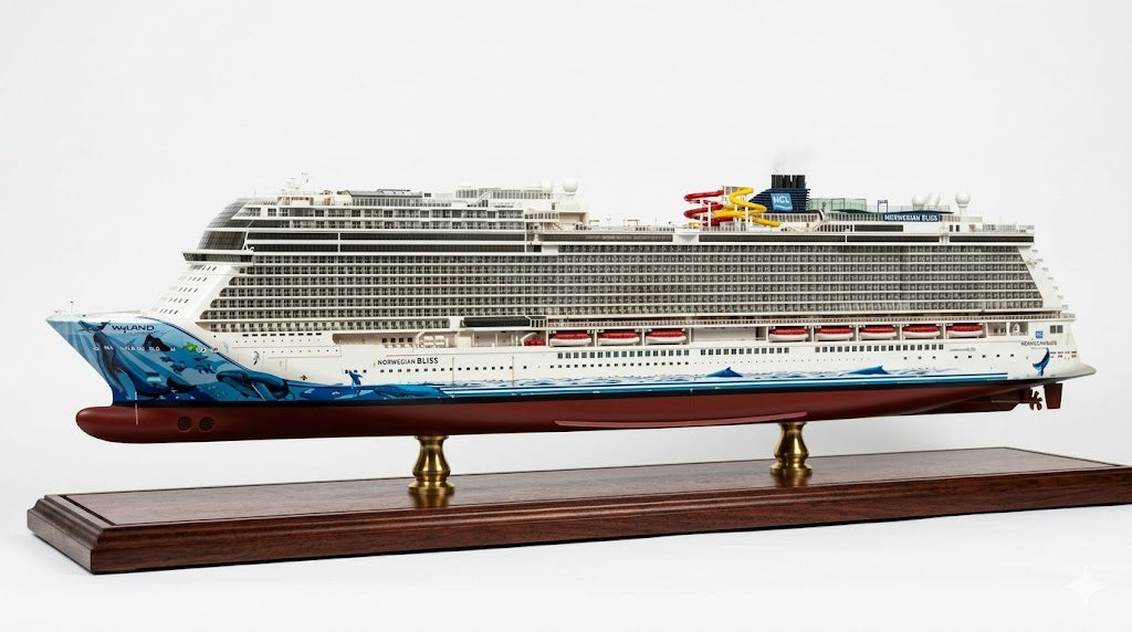 American Norwegian Bliss (Breakaway Plus Class) – Norwegian Cruise Line 36 Inches Ship Model
