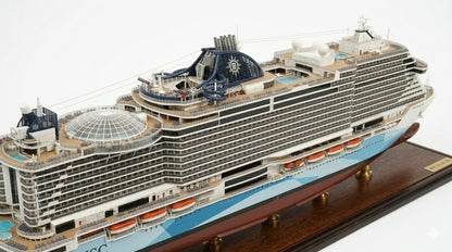 Italian MSC Seascape (Seaside EVO-Class) Cruise Ship 36 Inches Model