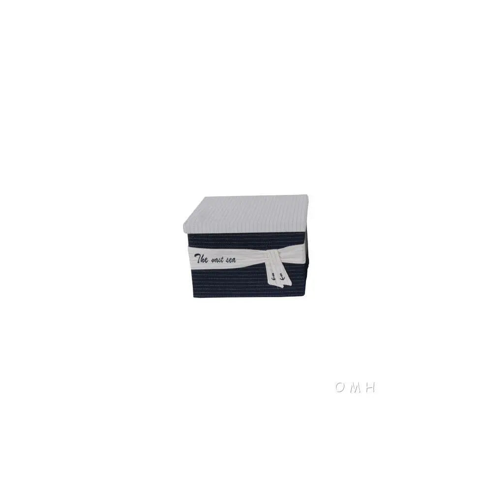 Anne Home - Set of 3 Fabric Boxes With Cover