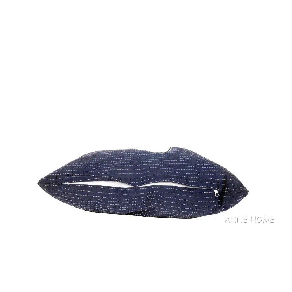 Anne Home - Blue Pillow White Star Set of 2