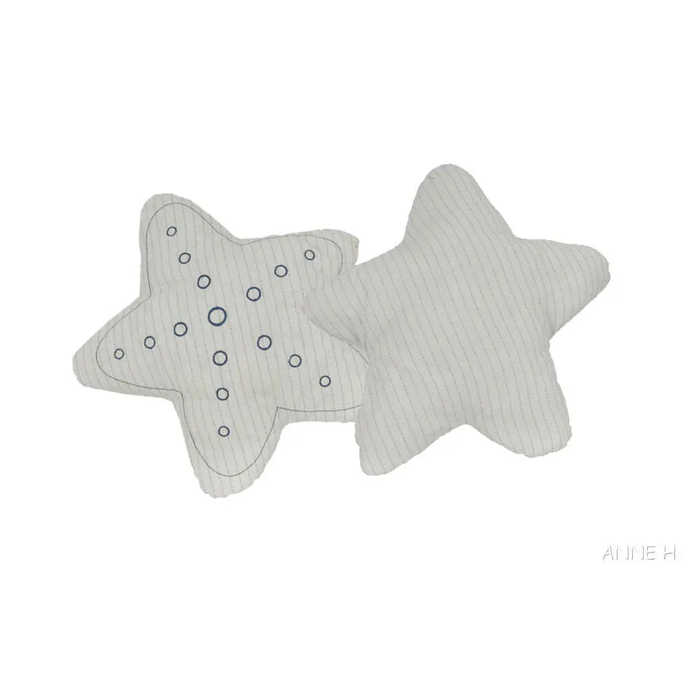 Anne Home - Star Pillow - White Set of 2