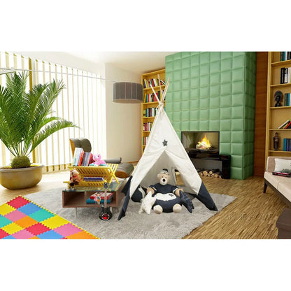 Anne Home - Star Pillow - White Set of 2