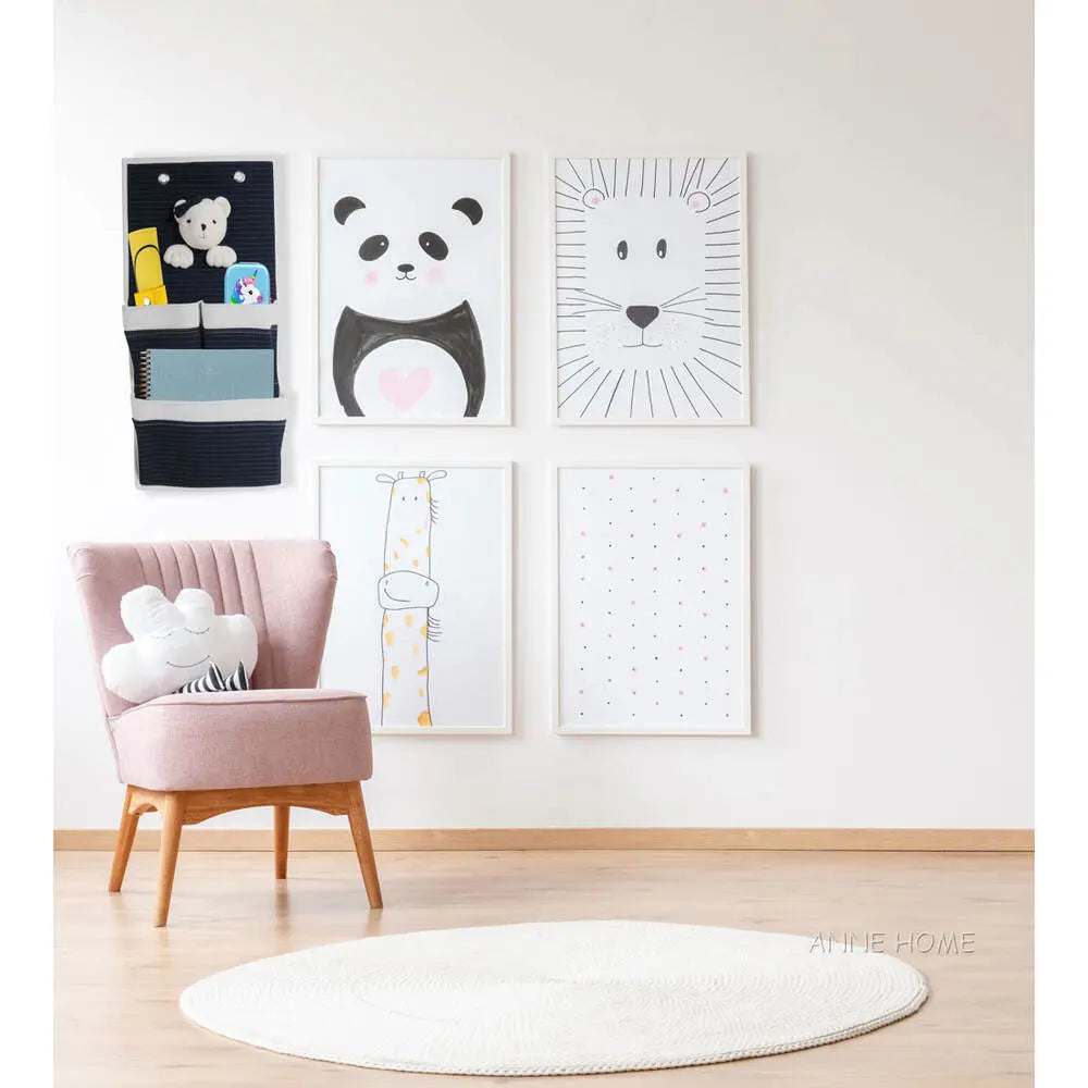 Anne Home - Bear 3-Pocket Wall Hanger - Set of 2