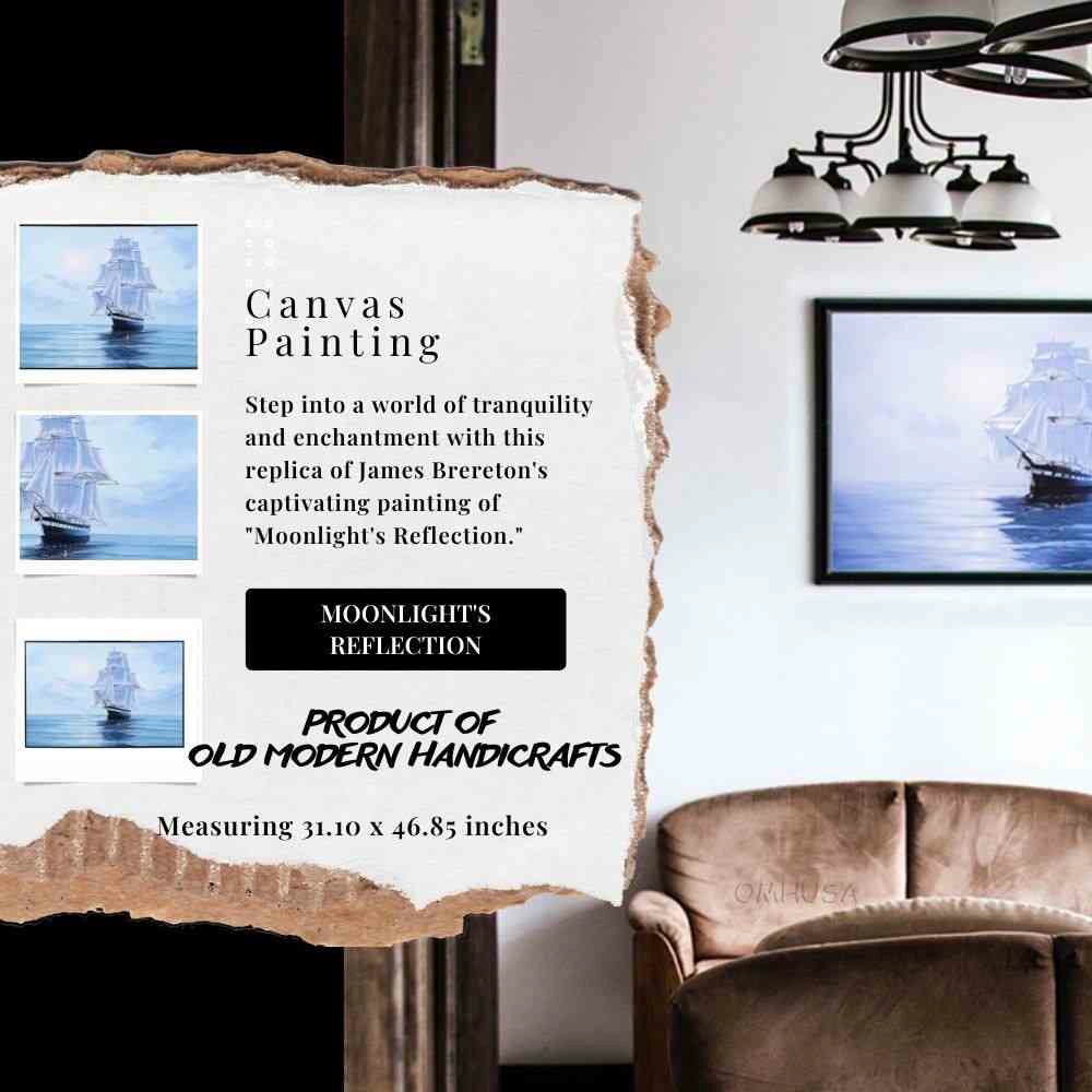 Moonlight's Reflection - Canvas Painting