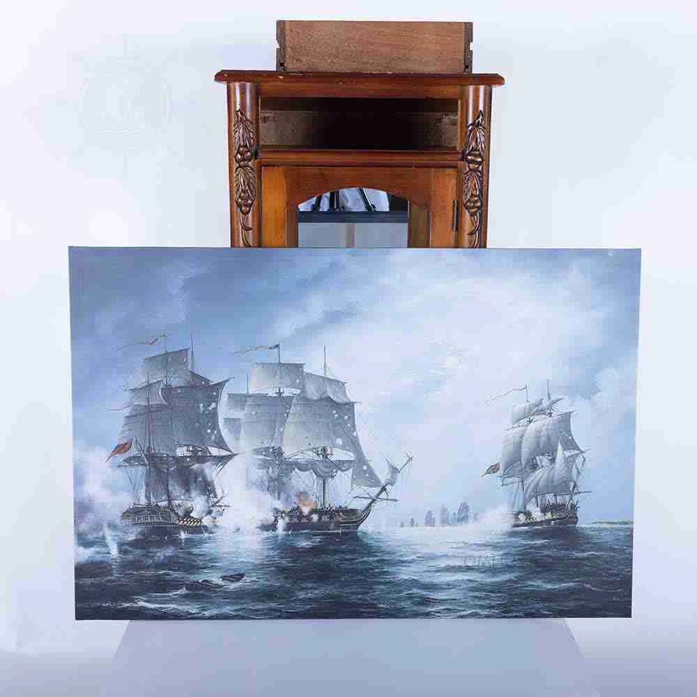 The Battle of Flamborough Head - Canvas Print
