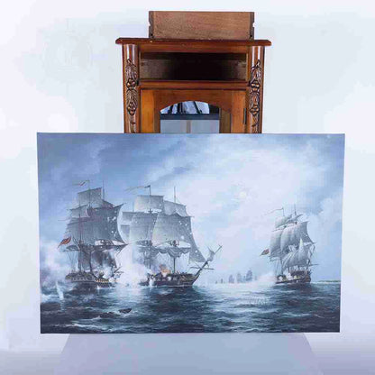 The Battle of Flamborough Head - Canvas Print