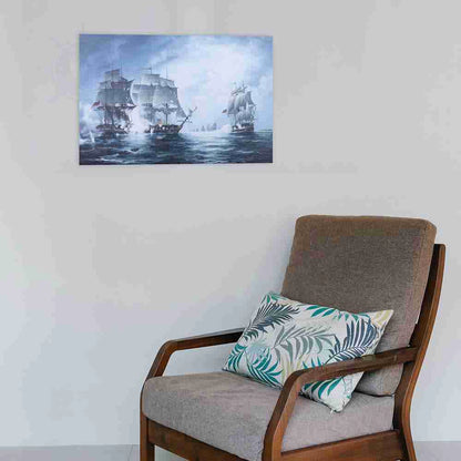 The Battle of Flamborough Head - Canvas Print