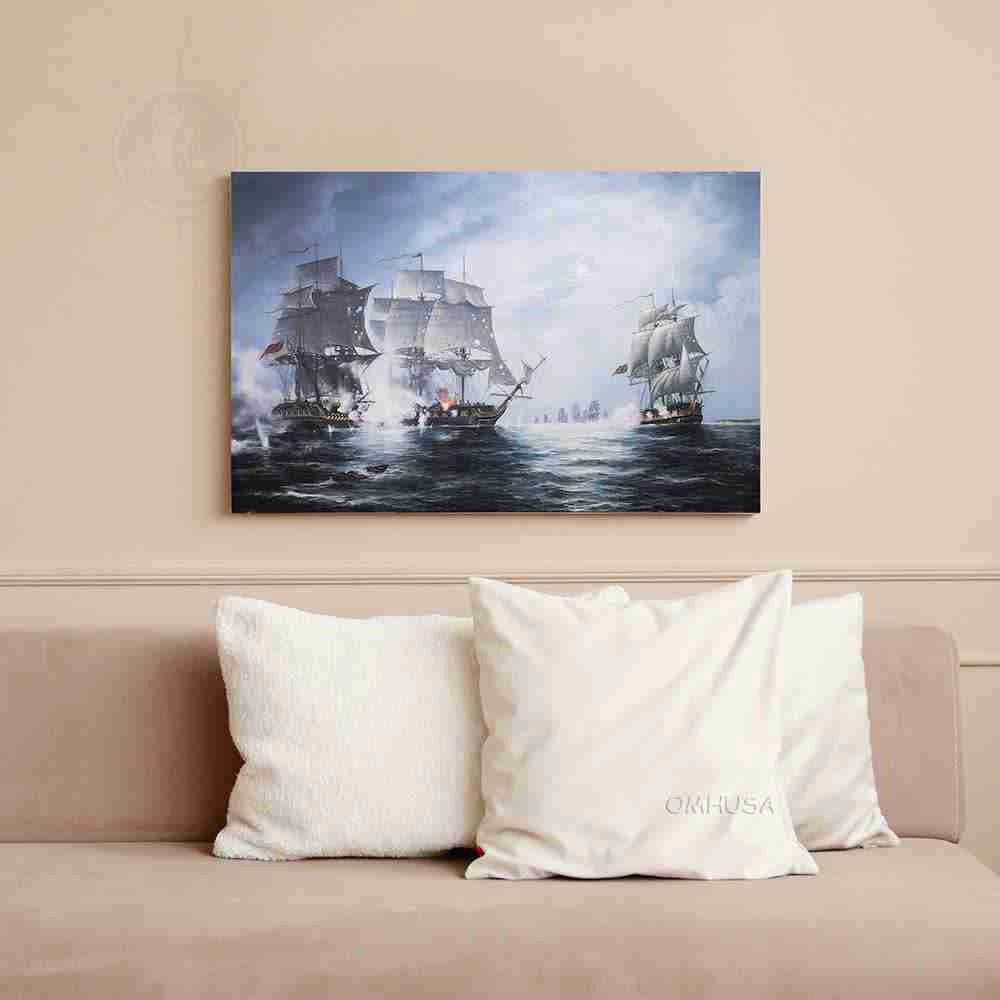The Battle of Flamborough Head - Canvas Print