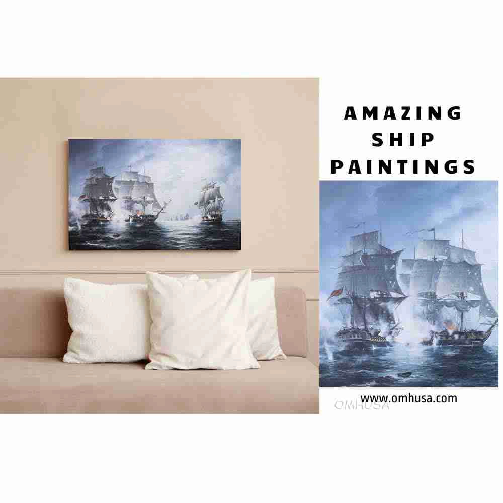 The Battle of Flamborough Head - Canvas Print