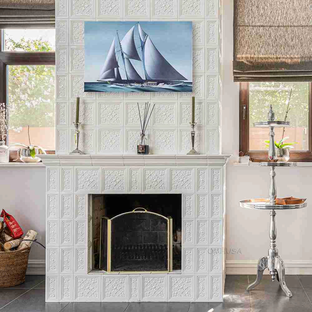 Pair of Yacht Paintings - Canvas Print