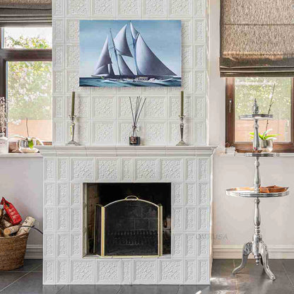 Pair of Yacht Paintings - Canvas Print