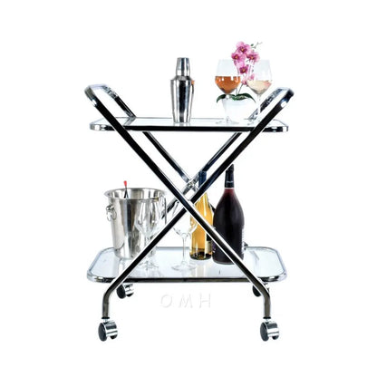 Anne Home - X-Shape Bar Cart