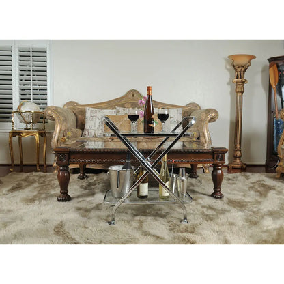Anne Home - X-Shape Bar Cart