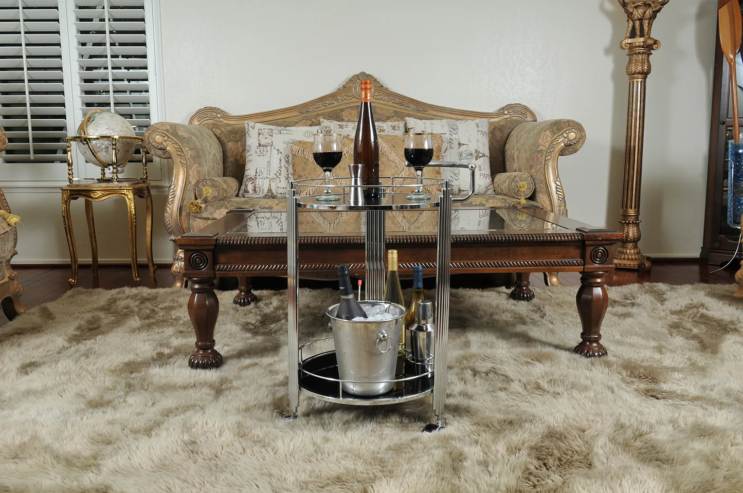 Anne Home - Round 2-Tier Serving Trolley