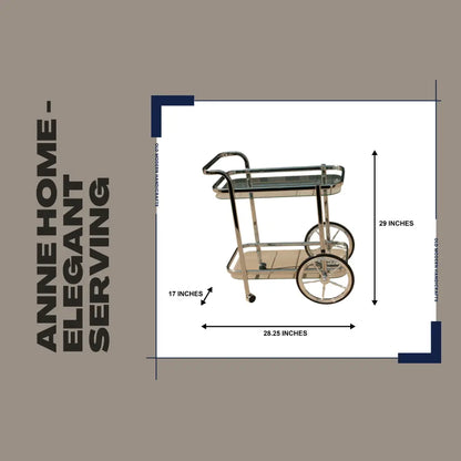 Anne Home - Elegant Serving Trolley