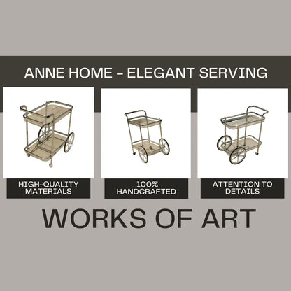 Anne Home - Elegant Serving Trolley