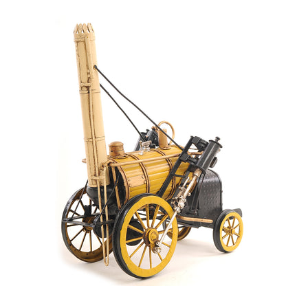 1829 Yellow Stephenson Rocket Steam Locomotive