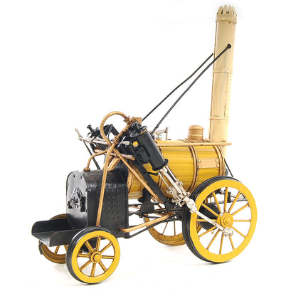1829 Yellow Stephenson Rocket Steam Locomotive