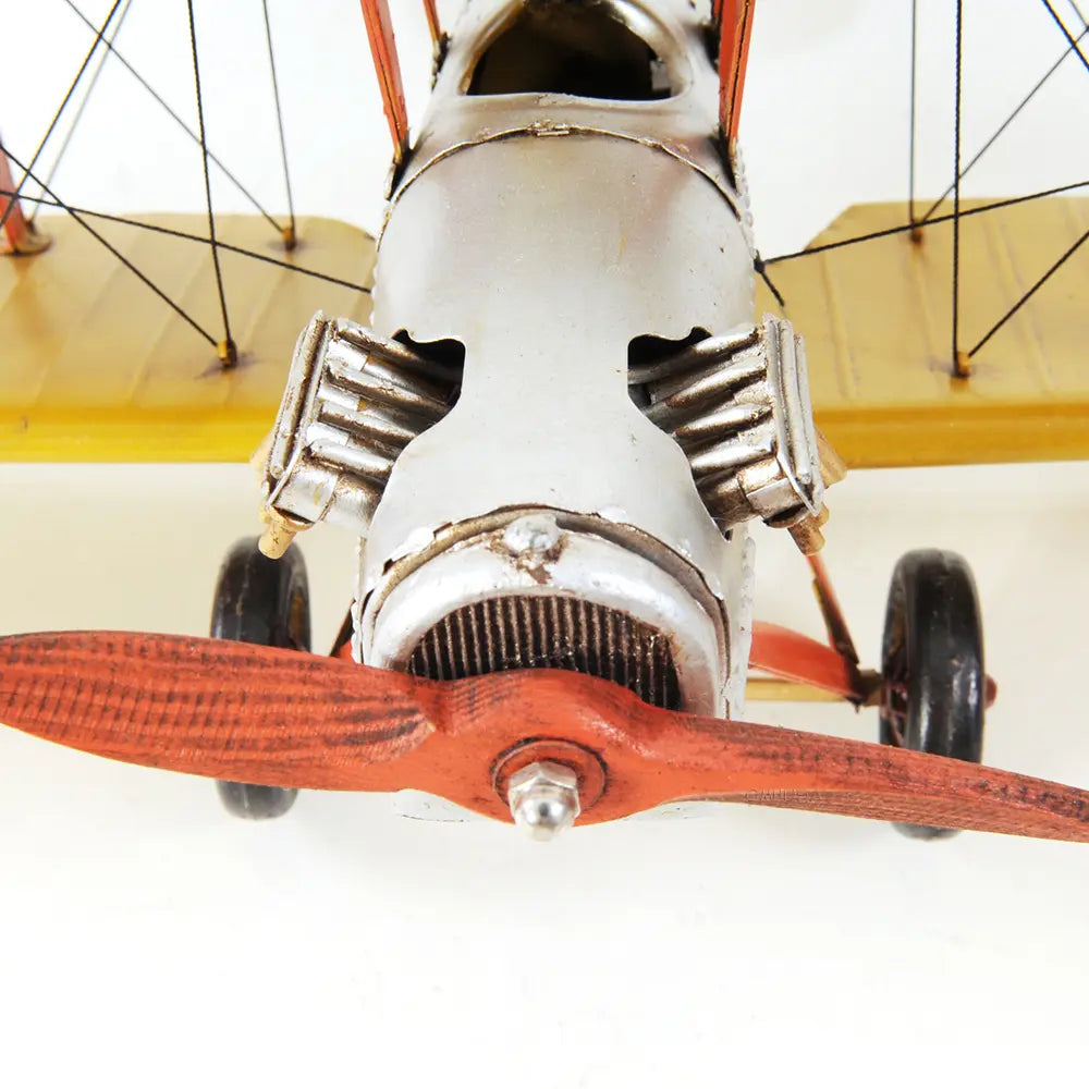 Yellow Curtis Jenny Plane 1:18
