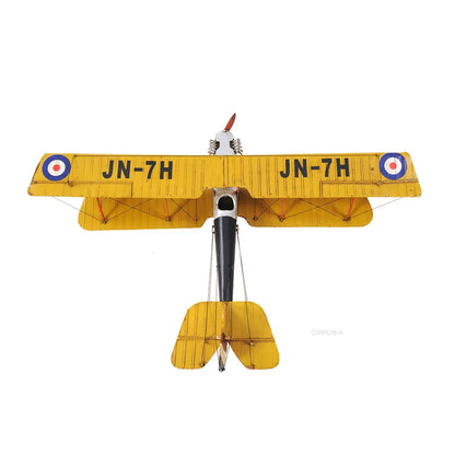 Yellow Curtis Jenny Plane 1:18