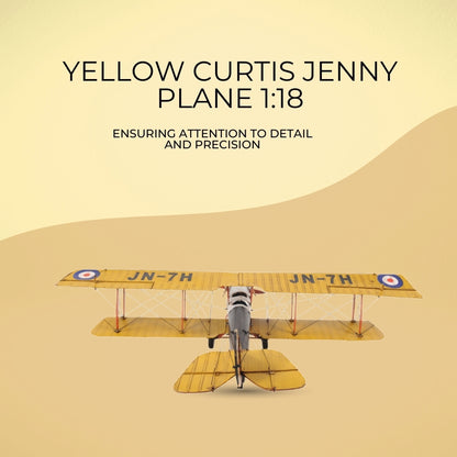 Sarı Curtis Jenny Uçak 1:18