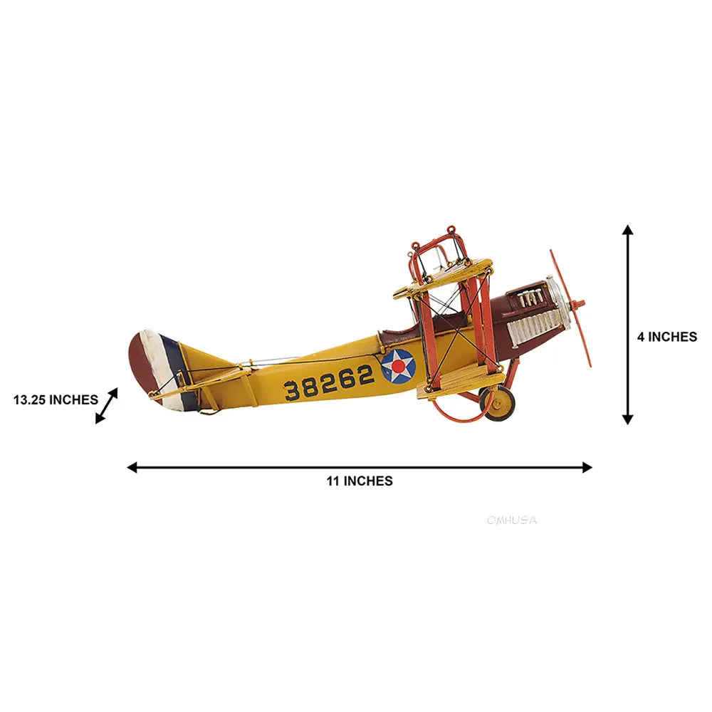 1918 Yellow Curtiss JN-4 1:24