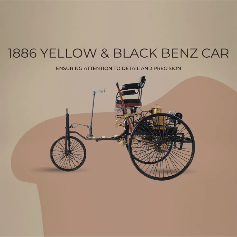 1886 Yellow & Black Benz Car