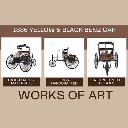 1886 Yellow & Black Benz Car