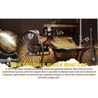 1886 Yellow & Black Benz Car