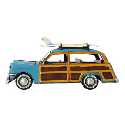 1949 Ford Wagon Car W/Two Surfboards