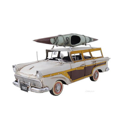 Fords Woody-Look Country Squire W/ Kayak