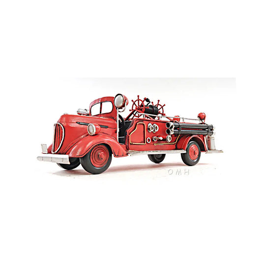 1938 Red Fire Engine Ford 1:40