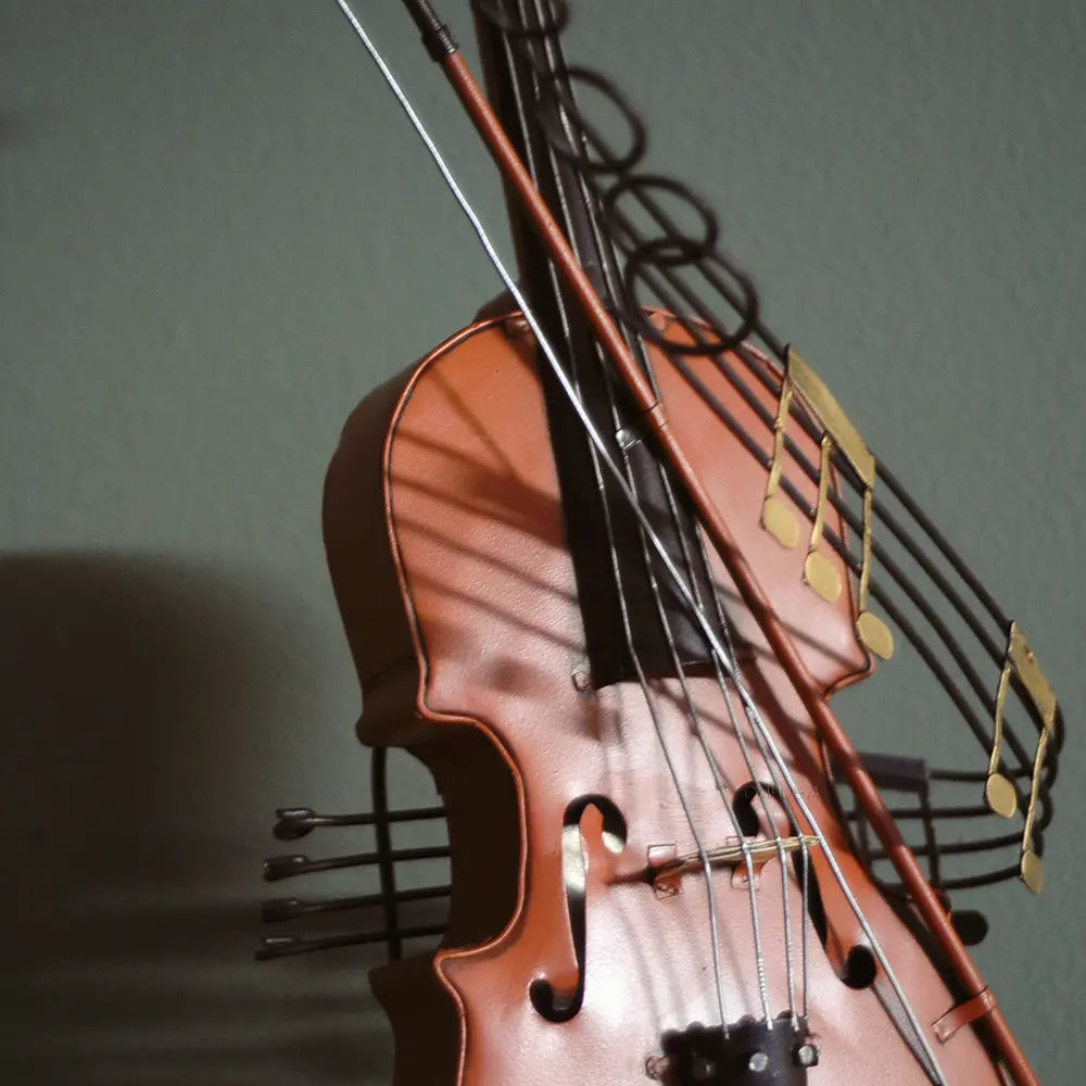 Orange Vintage Violin