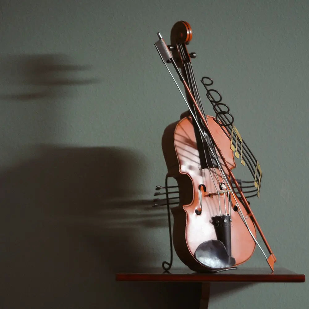 Orange Vintage Violin