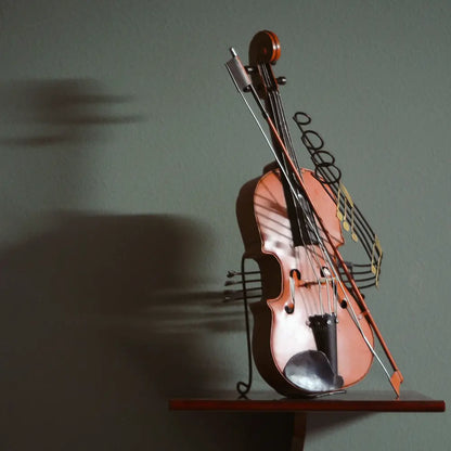Orange Vintage Violin