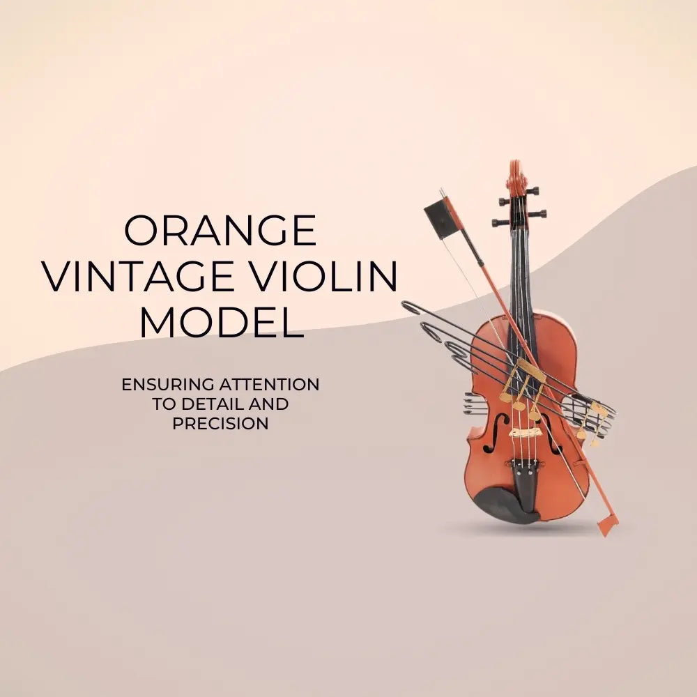 Orange Vintage Violin