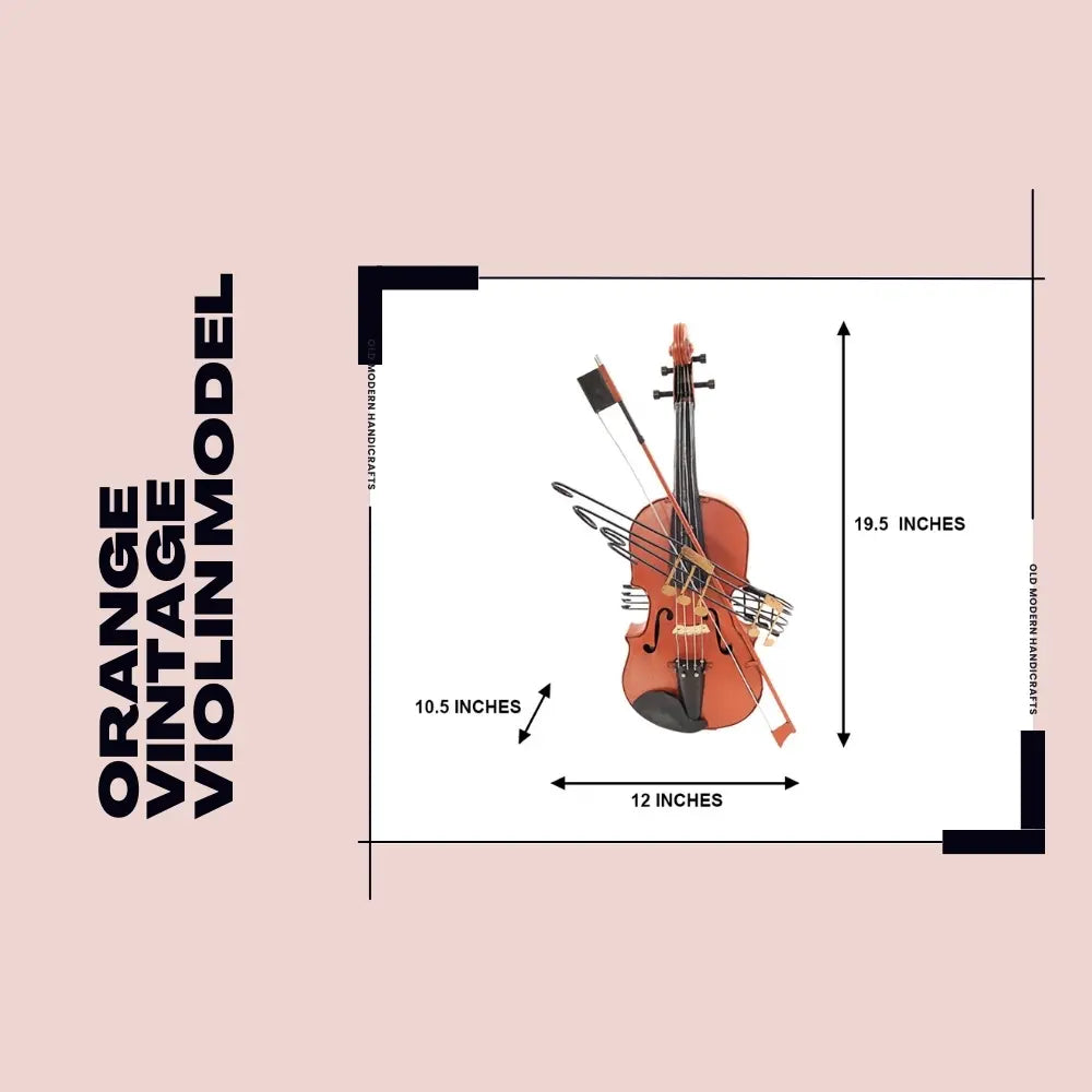 Orange Vintage Violin