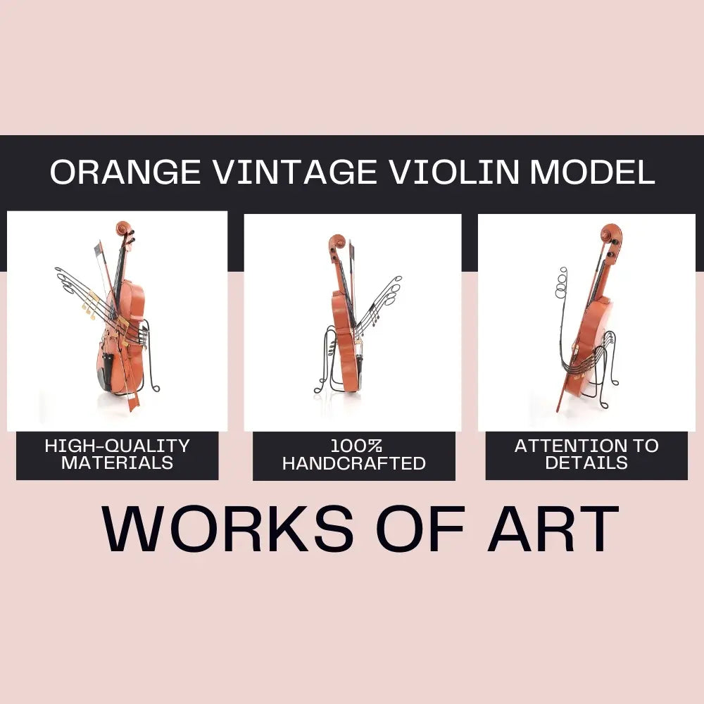Orange Vintage Violin