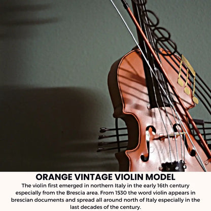 Orange Vintage Violin