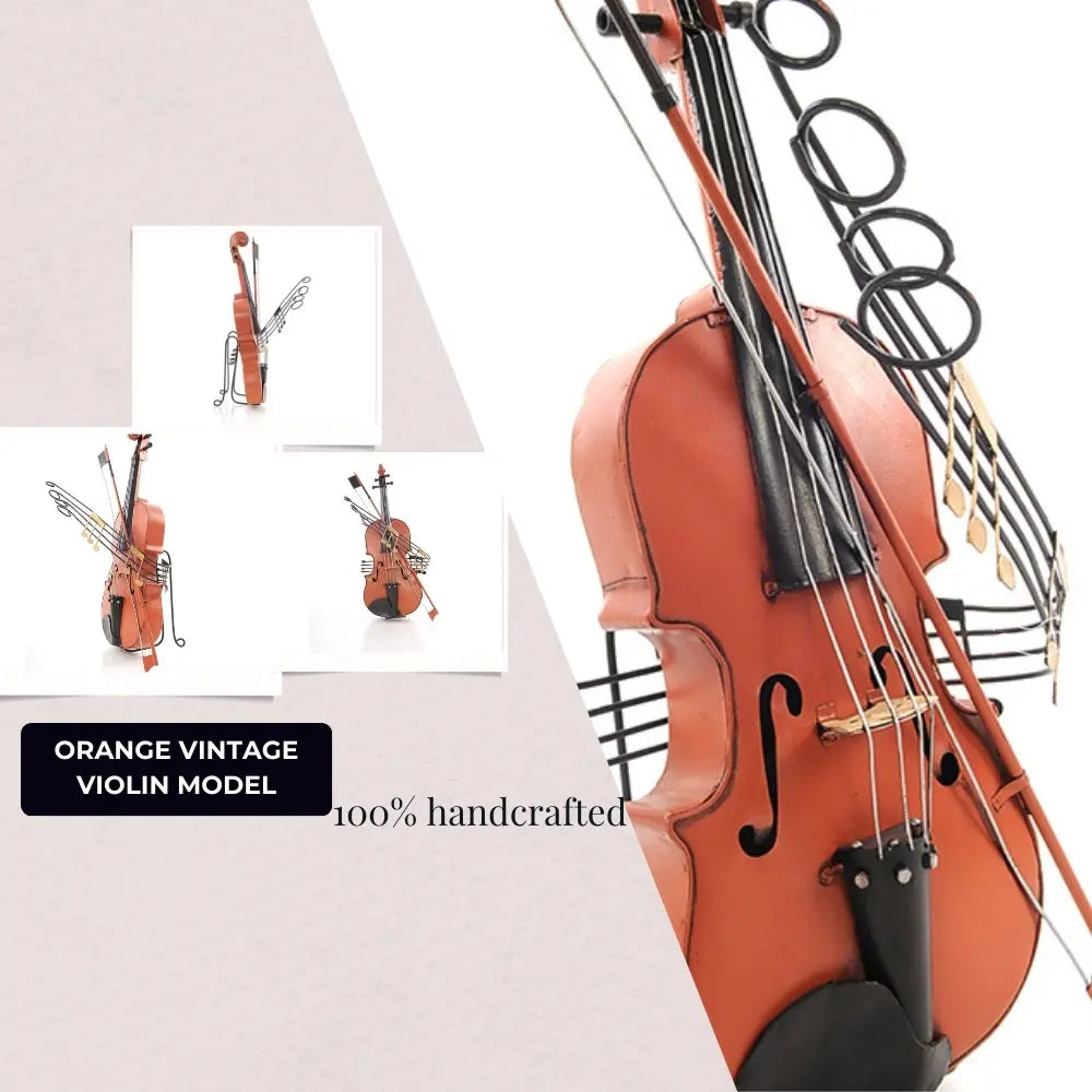Orange Vintage Violin