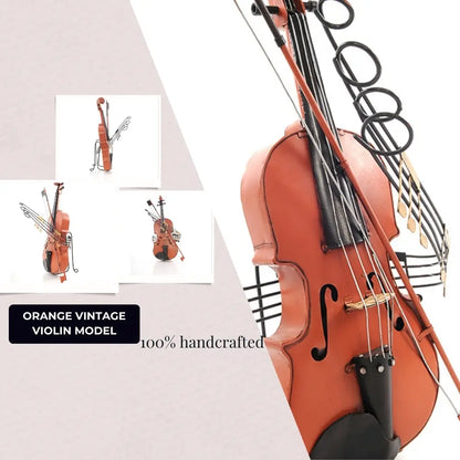 Orange Vintage Violin