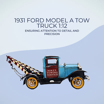 1931 Ford Model A Tow Truck 1:12