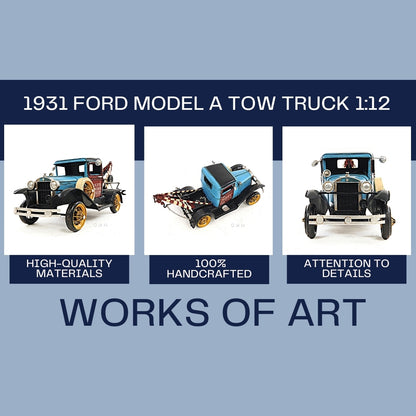 1931 Ford Model A Tow Truck 1:12