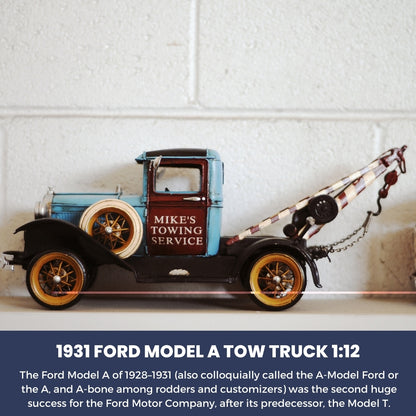 1931 Ford Model A Tow Truck 1:12