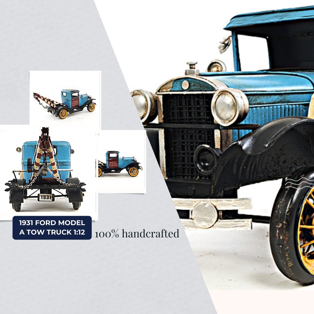 1931 Ford Model A Tow Truck 1:12