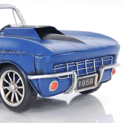 Blue Chevrolet Corvette