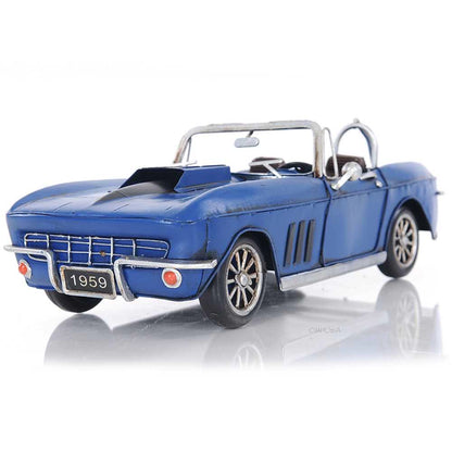 Blue Chevrolet Corvette