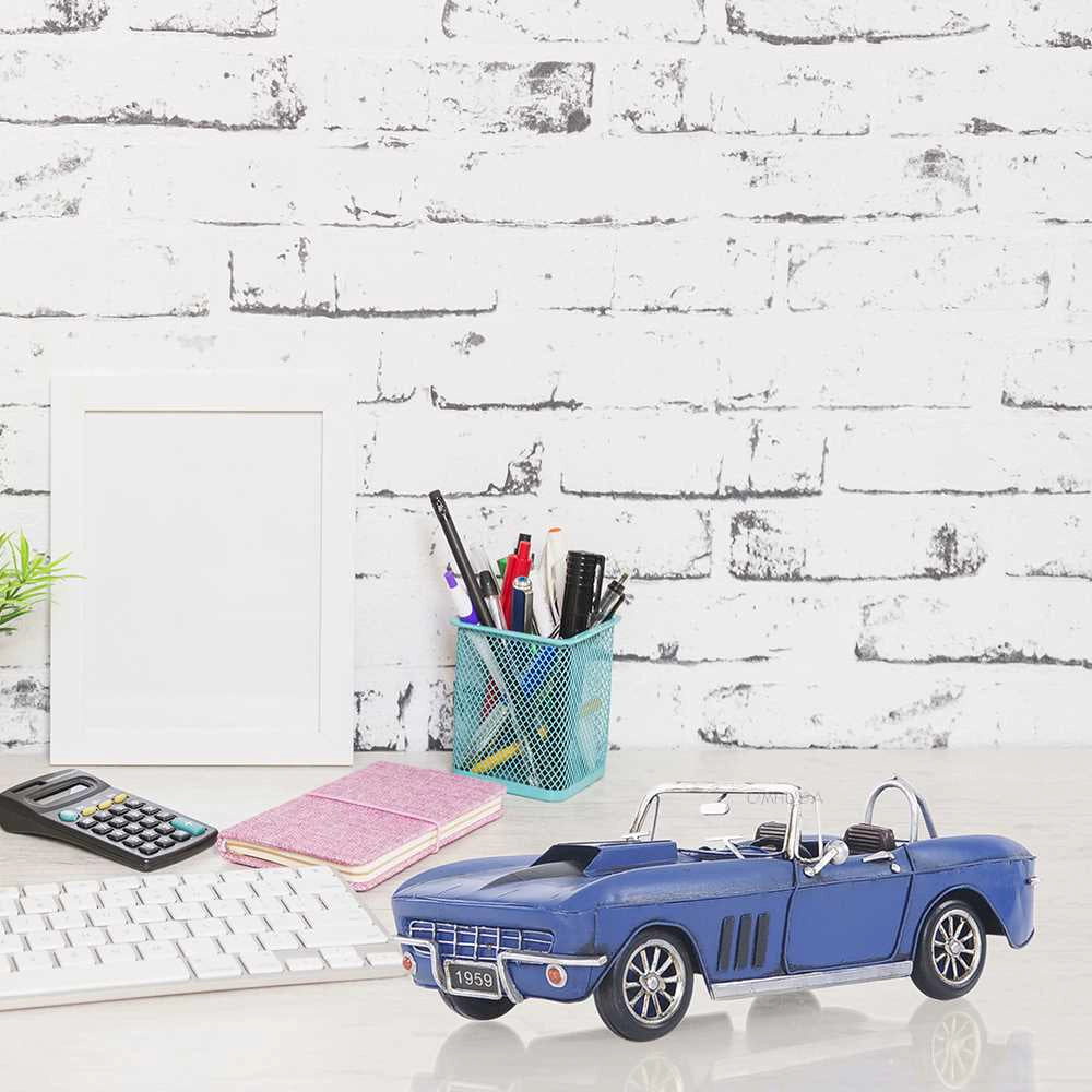 Blue Chevrolet Corvette