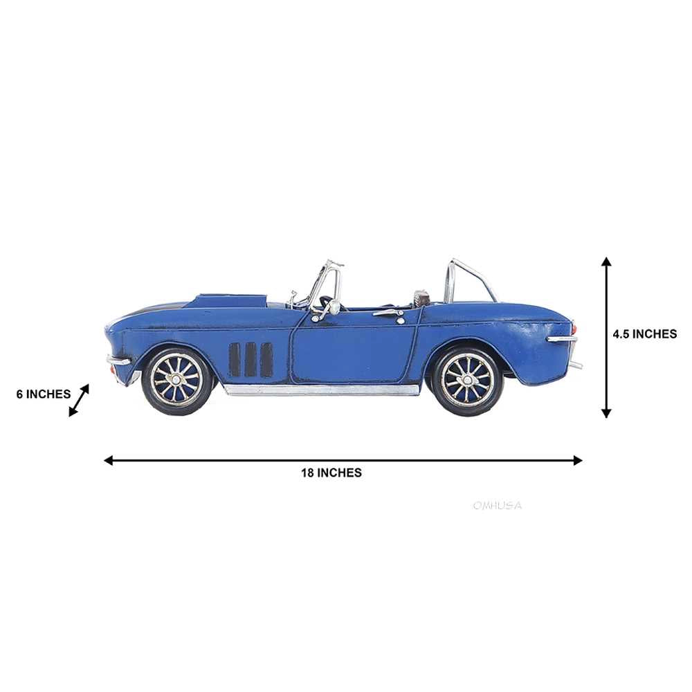 Blue Chevrolet Corvette