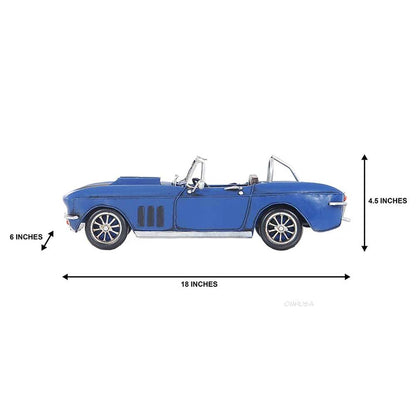 Blue Chevrolet Corvette